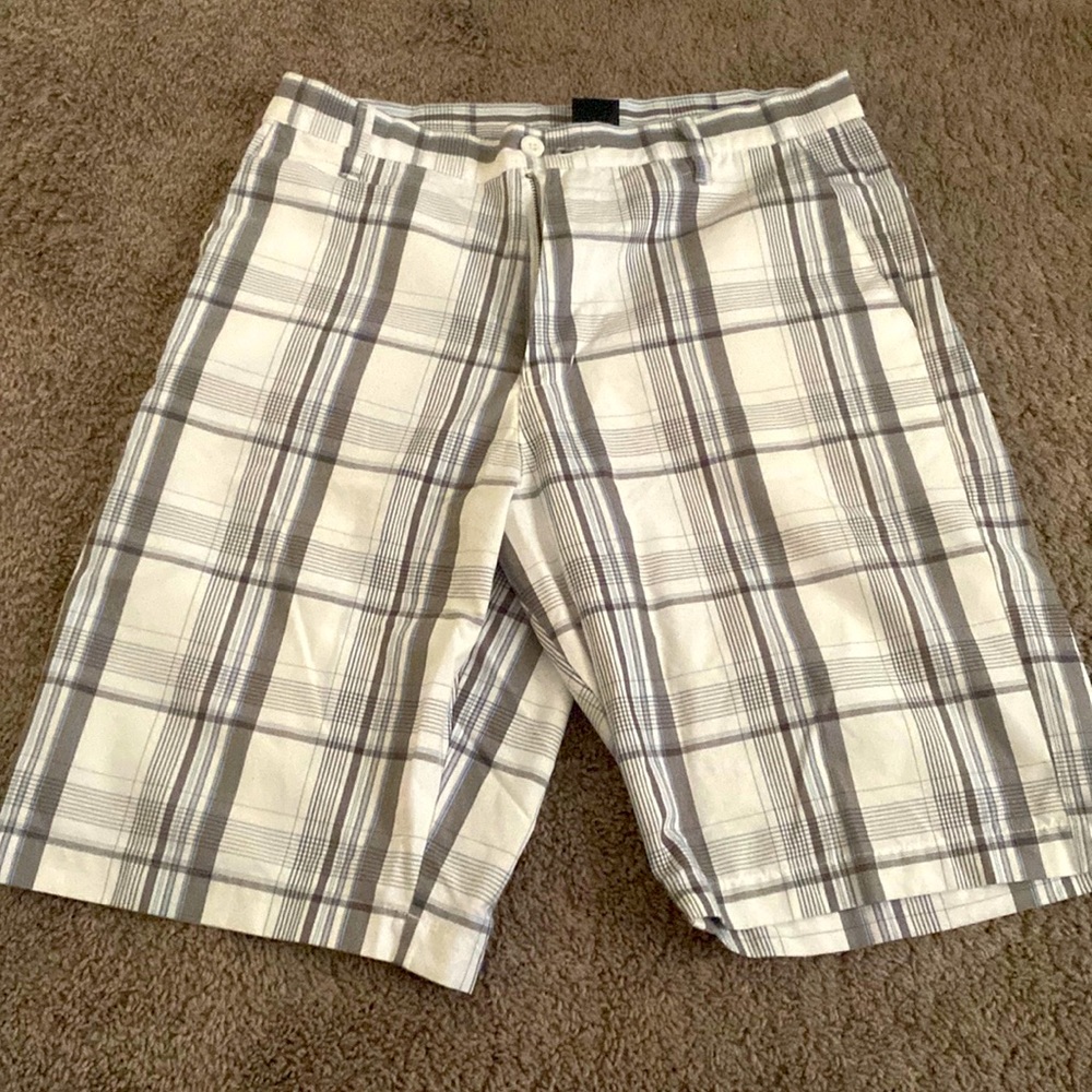 Mens plaid shorts